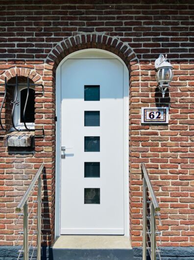 Porte d’entrée en aluminium modèle Spokane