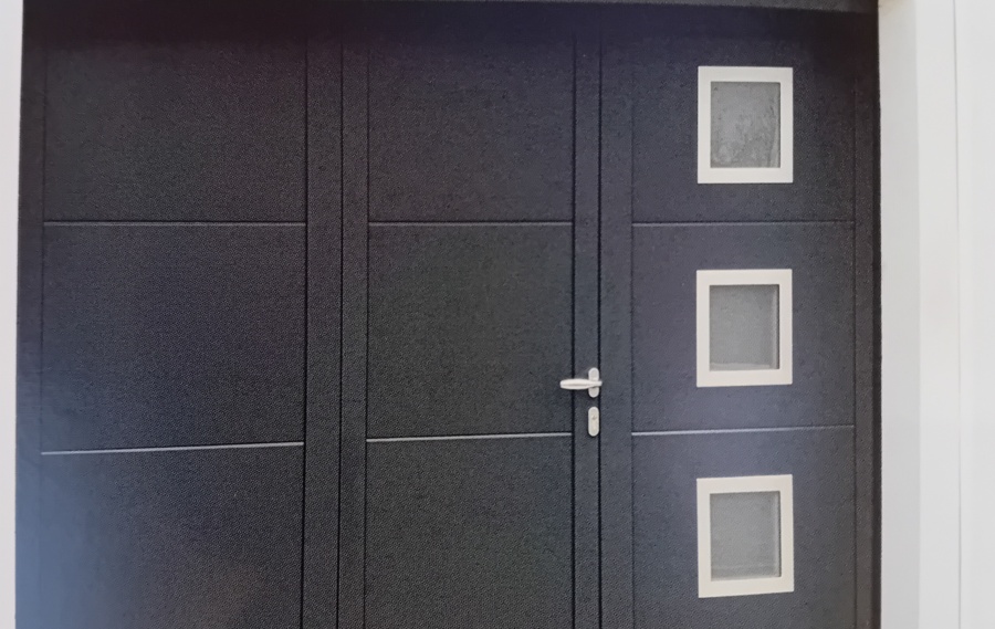 Porte de garage battante